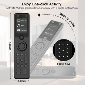 SofaBaton X1S backlit keys provide easy navigation in low light.