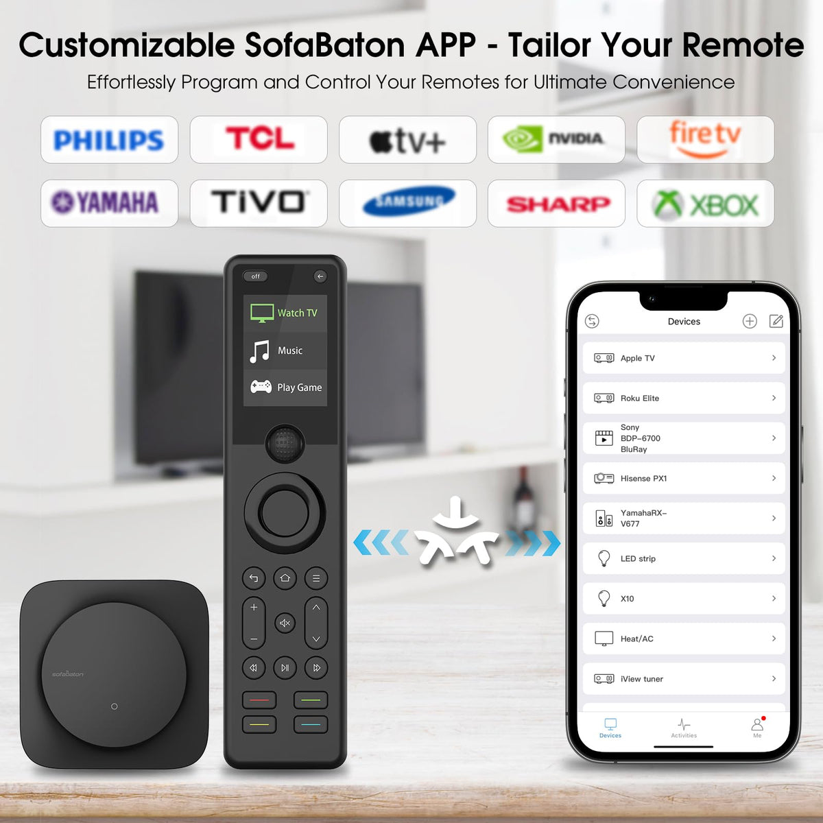 SofaBaton X1S voice control setup with assistants enabled