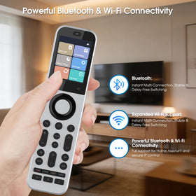SofaBaton X2 backlit buttons with raise-to-wake screen
