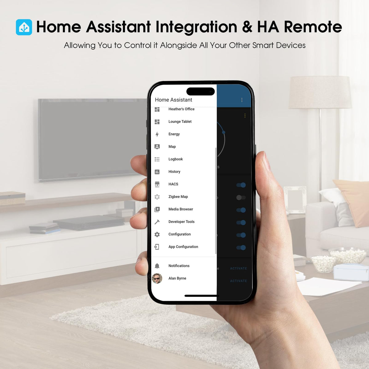 SofaBaton X2 integrates with Home Assistant for automation