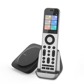 SofaBaton X2 hub with 360‑degree IR coverage for reliable multi‑device control.