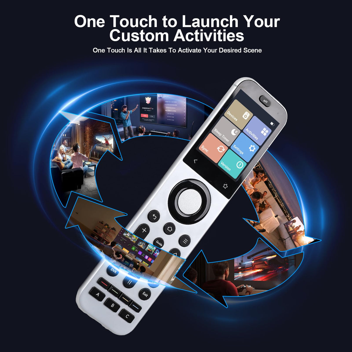 SofaBaton X2 one-tap activities simplify movie night and gaming setups.