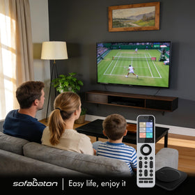 SofaBaton X2 voice compatibility with Alexa and Google Home for hands‑free use.