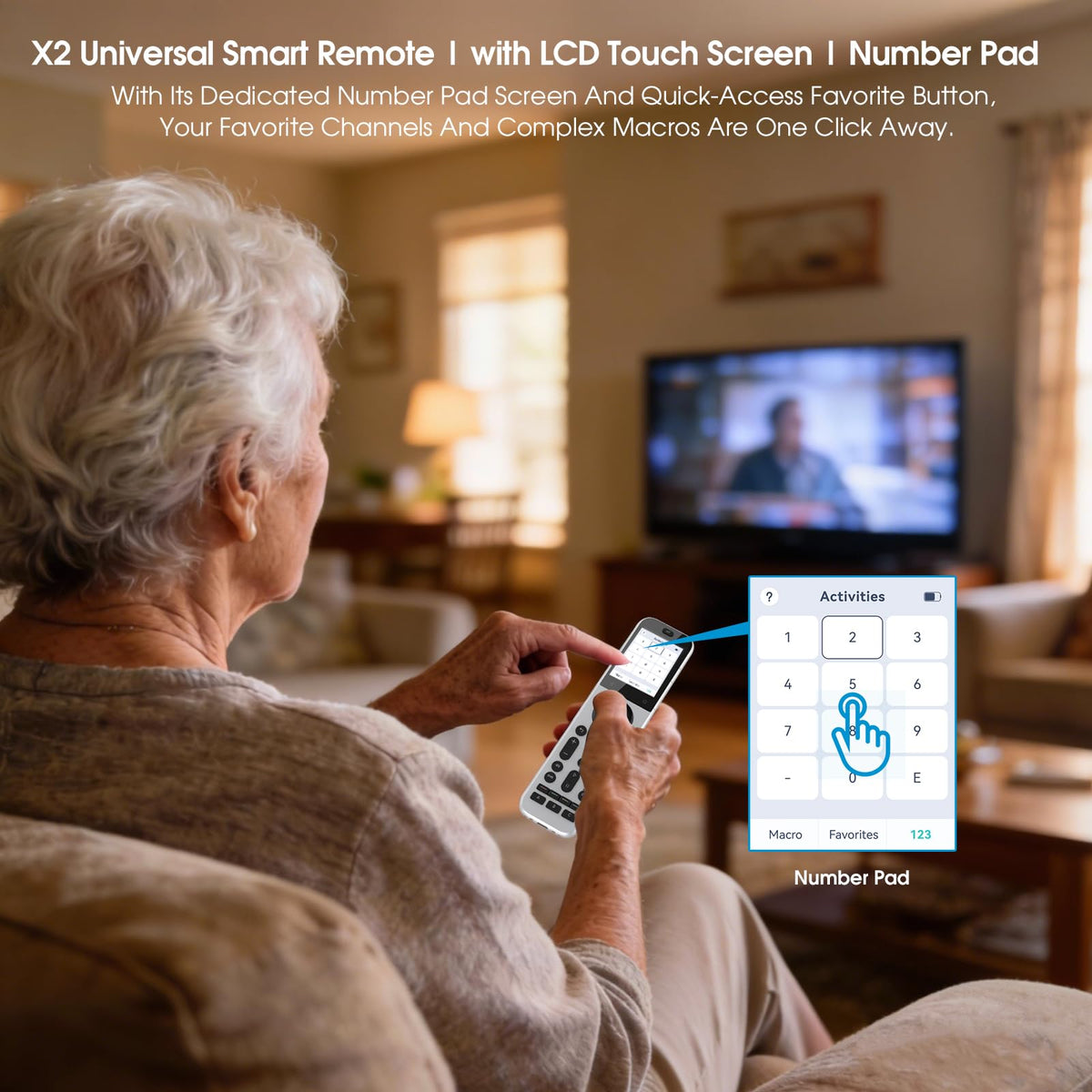 SofaBaton X2 voice control for hands-free operation