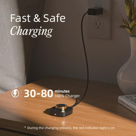 SOFTGAS Ring Gen3 charger with USB-C cable enables fast charging