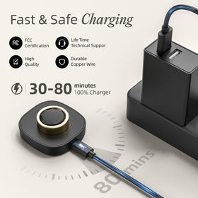 SOFTGAS Ring Gen3 Size 8 charger with USB-C cable included