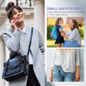 Softvox compact portable design keeps safety within reach