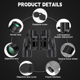 Sogries 12x50 binoculars IPX7 waterproof withstands rain and humidity