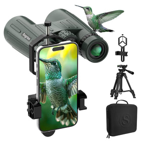 Sogries 14x45 binoculars front view for clear distant viewing during birding
