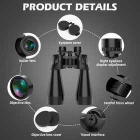 Sogries 18x70 binos use FMC prisms for bright, sharp images