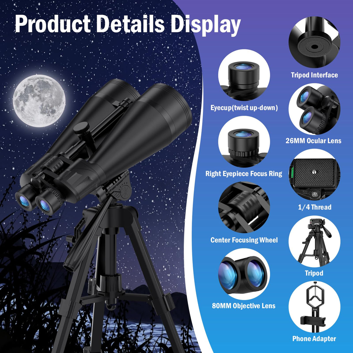 Sogries carrying case keeps binoculars protected during travel