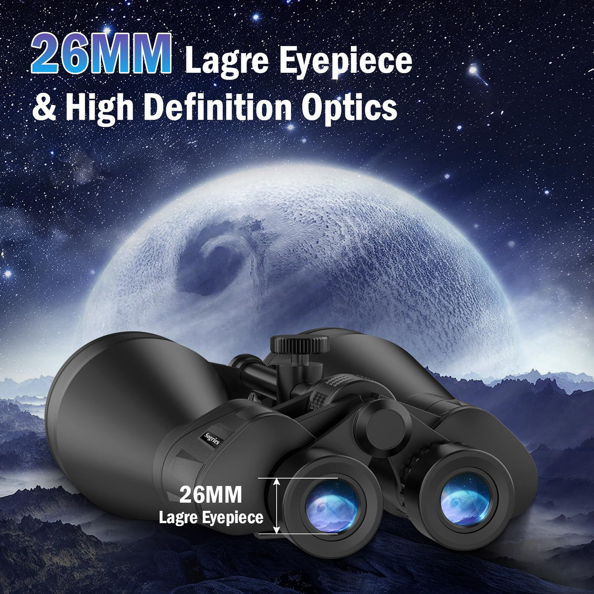 Sogries 20x80 binoculars on a tripod deliver steady terrestrial wildlife viewing