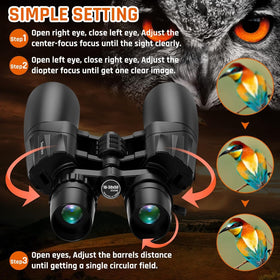 Sogries BAK4 prisms binoculars offer crisp colors and reduced glare