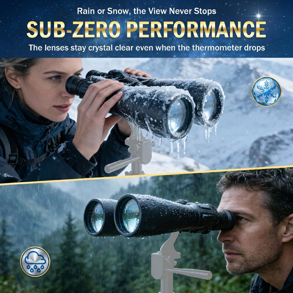 Sogries 20.3mm eye relief suits glasses wearers.