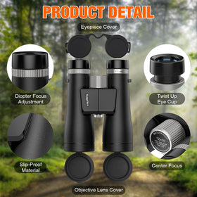 Sogries wide field of view helps track fast subjects during birding or sports.