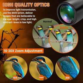 Sogries FMC lens binoculars ensure high-contrast, true-to-life detail