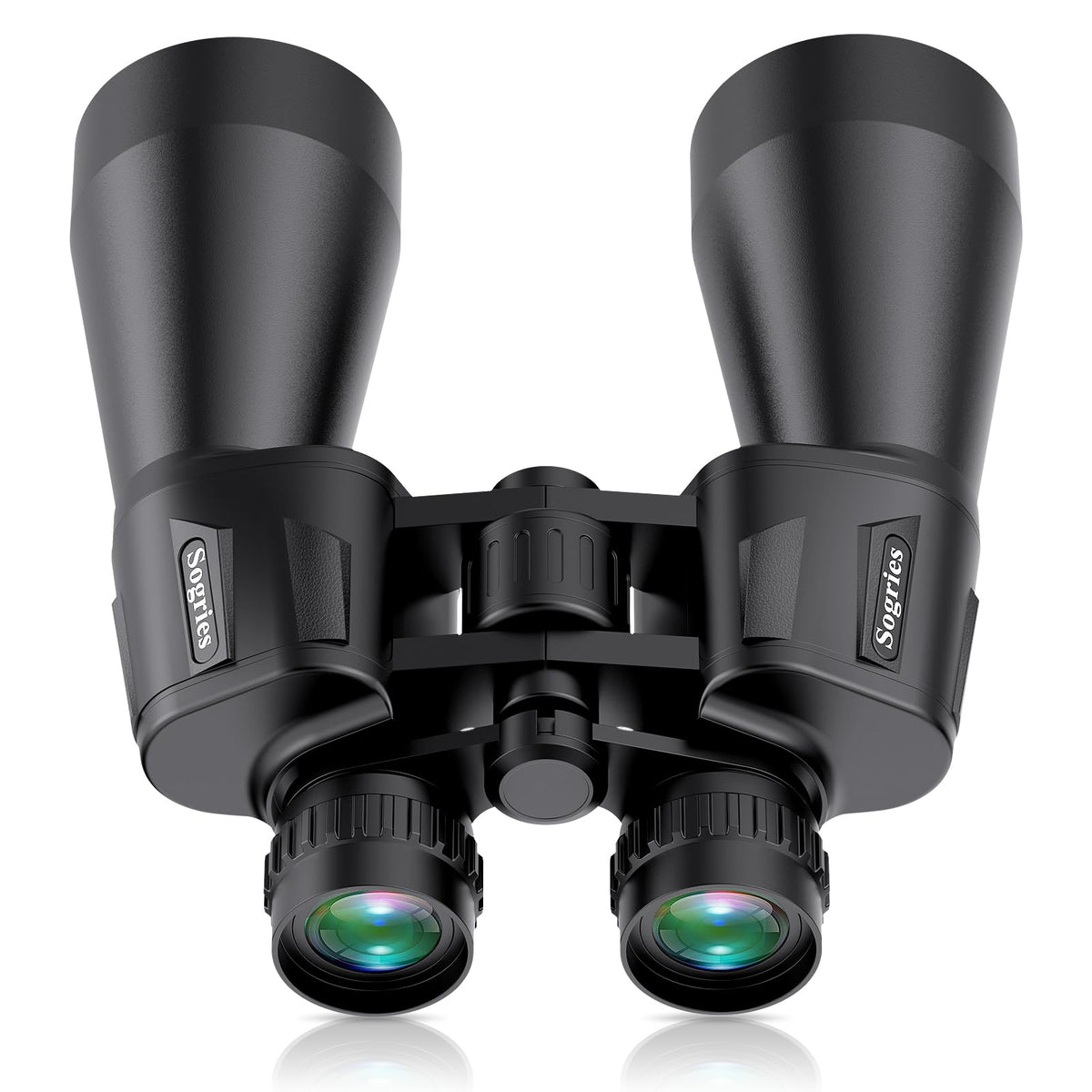Sogries front view showing compact binoculars and benefits of portability