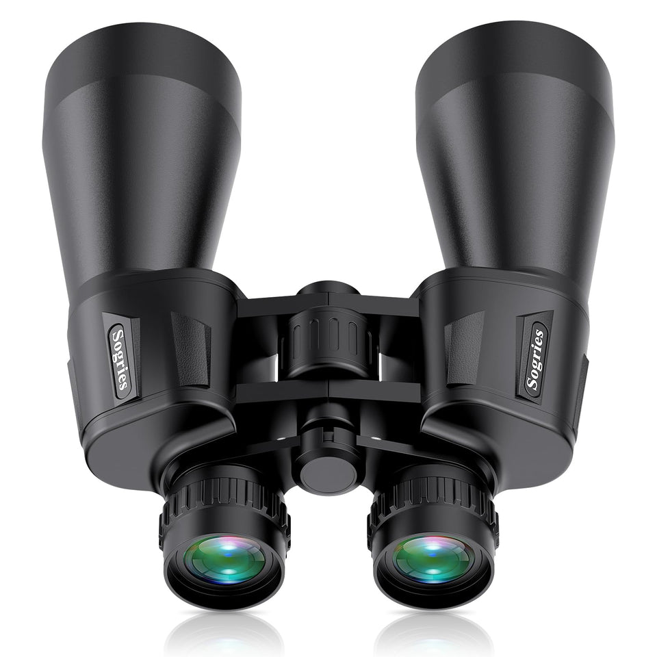 Sogries front view showing compact binoculars and benefits of portability