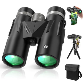 Sogries binoculars front view showing compact, travel-ready optics and clear benefits