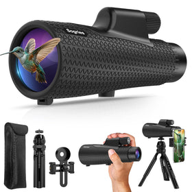 Sogries front view monocular showing compact design and clear optics for portable observation