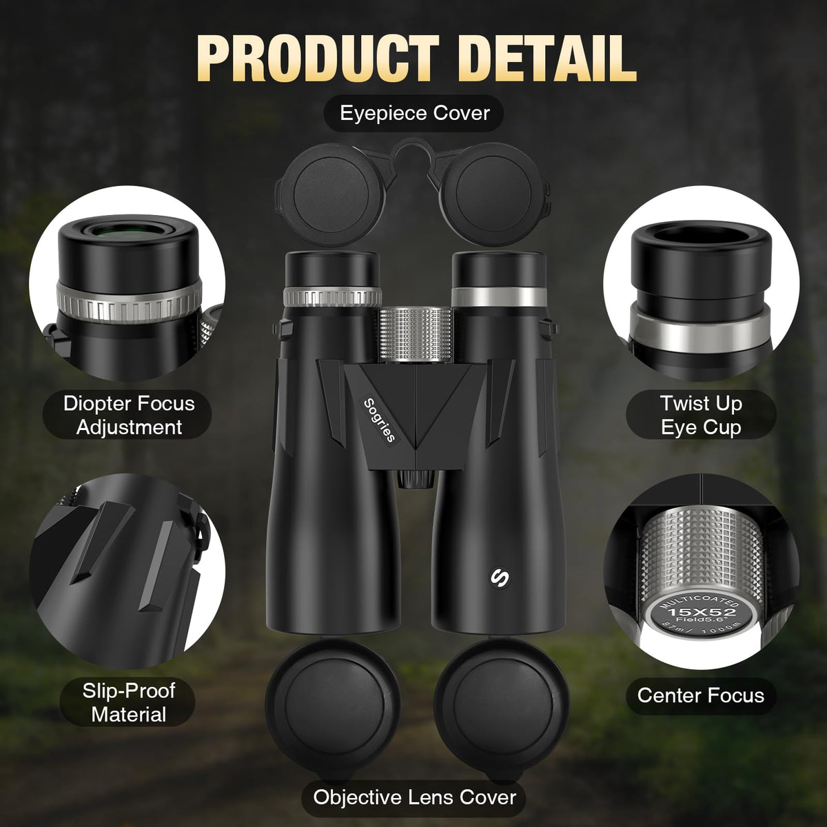 Sogries held in hand to show lightweight size and easy portability