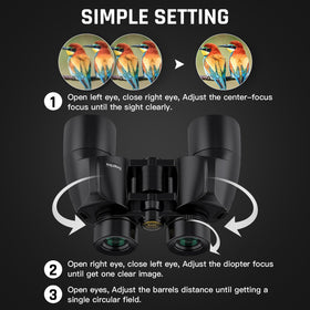 Sogries IPX7 waterproof binoculars built for wet conditions.