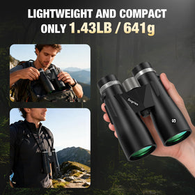 Sogries with included accessories like strap and lens covers for travel convenience