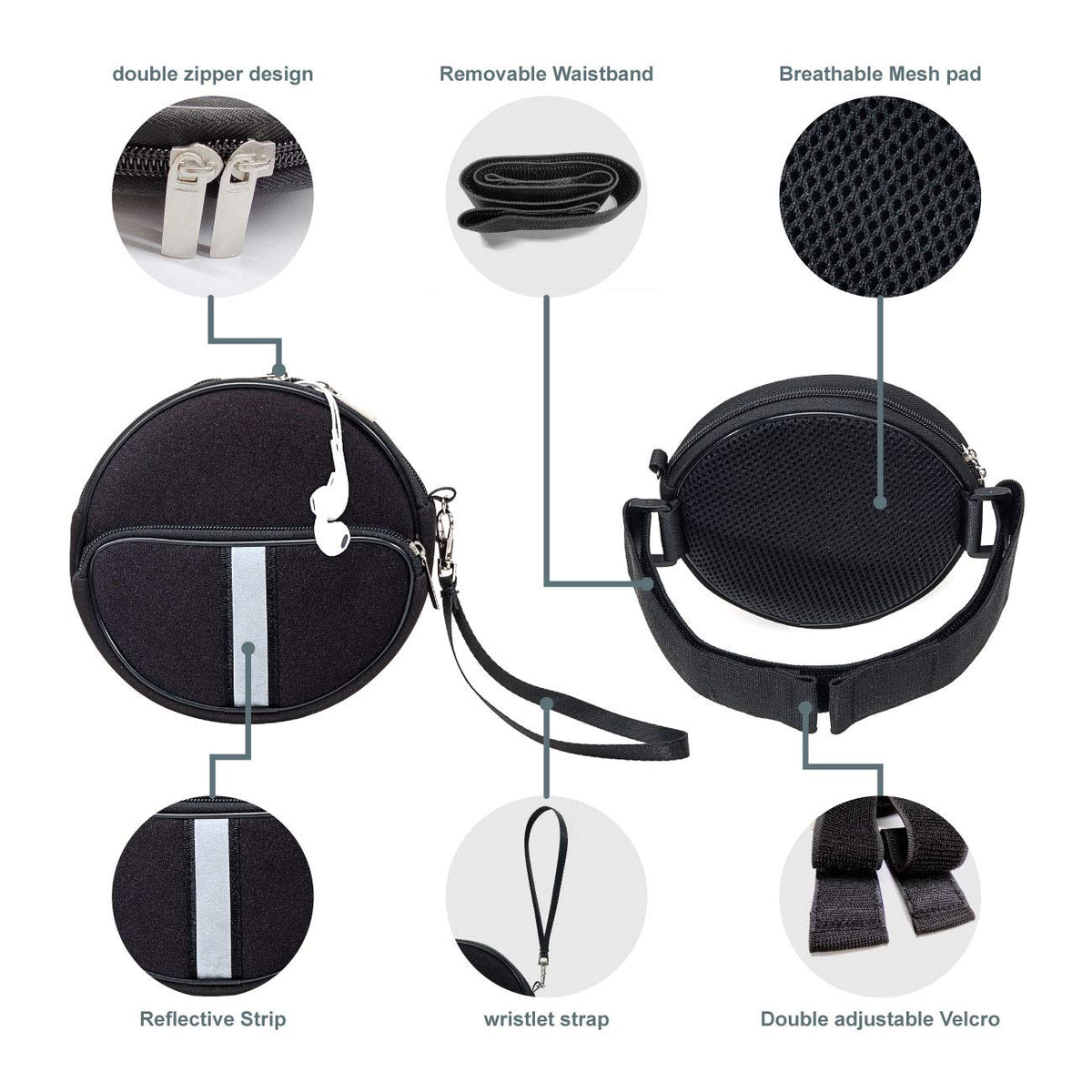 Soicpic reflective strips increase visibility for safer night activities
