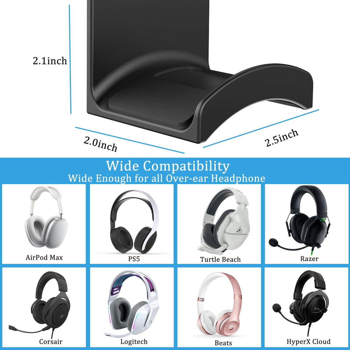 SOKUSIN size comparison next to AirPods Max demonstrates capacity