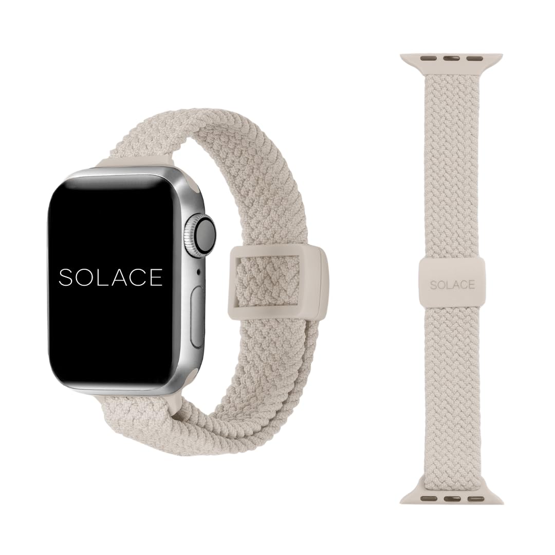Solace Bands front view showing slim Imperium Adapt band, elegant everyday comfort