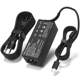 SOLICE 45W USB-C charger for HP Chromebook X360 14, portable charging on the go.