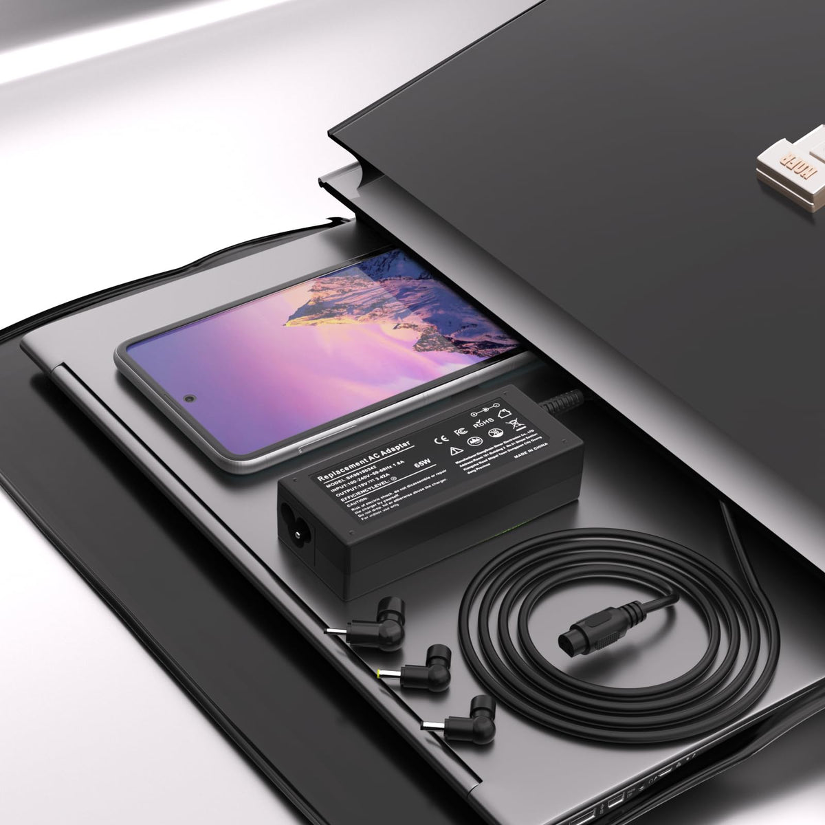 SOLICE charger with 12-month warranty badge for worry-free support