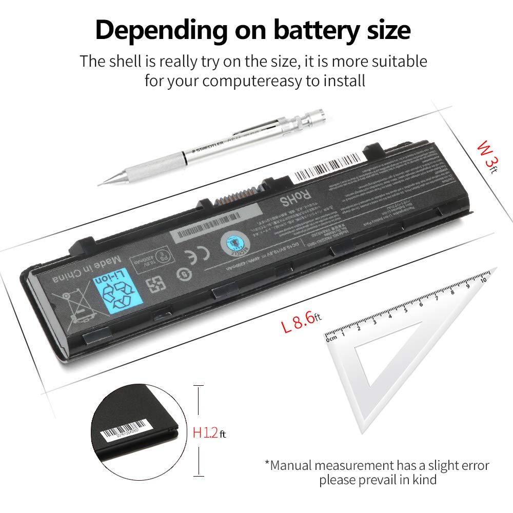 SOLICE PA5024U-1BRS label on battery confirms compatibility with Toshiba Satellite C55.