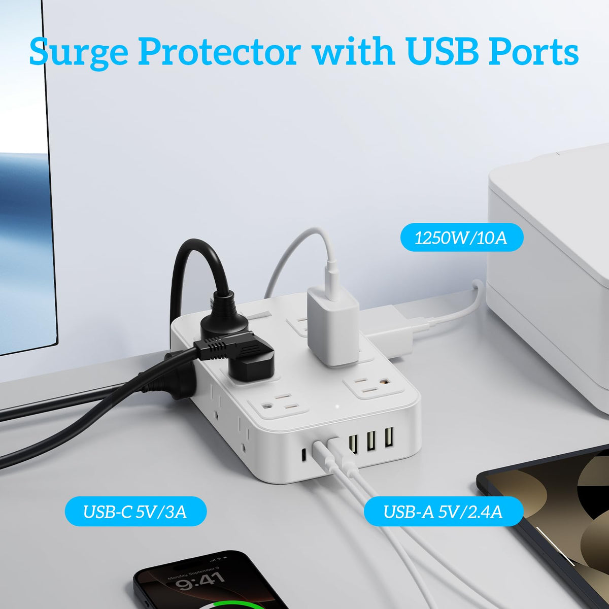 Solidock USB ports detail emphasizing fast-charging options and device compatibility