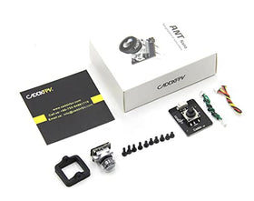 SolGood Caddx Ant FPV Camera bracket supports 14x14 to 19x19 mm frames.