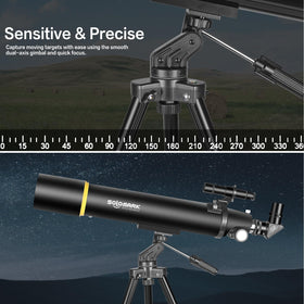 SOLOMARK 80900 includes 10mm and 20mm eyepieces for versatile magnifications.