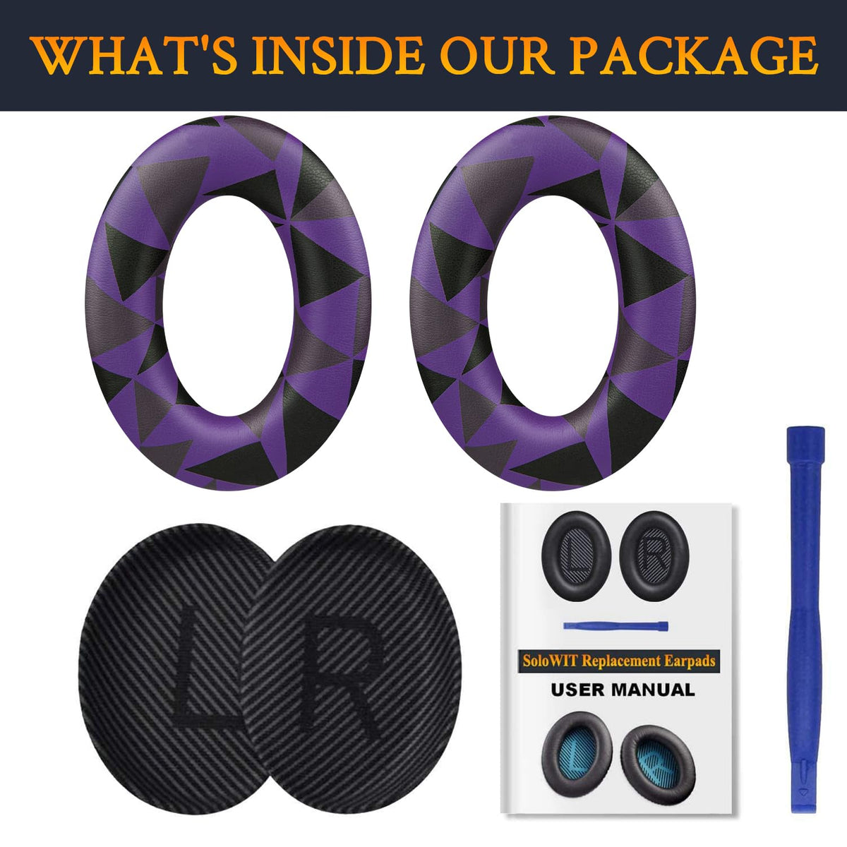 SoloWIT replacement earpads preserve headphone style and comfort