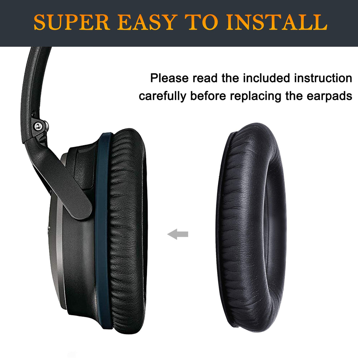 SoloWIT Bose earpads upgrade your headphones with a fresh look and feel.