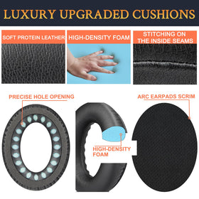 SoloWIT Bose earPads foam detail illustrating high-density material for isolation