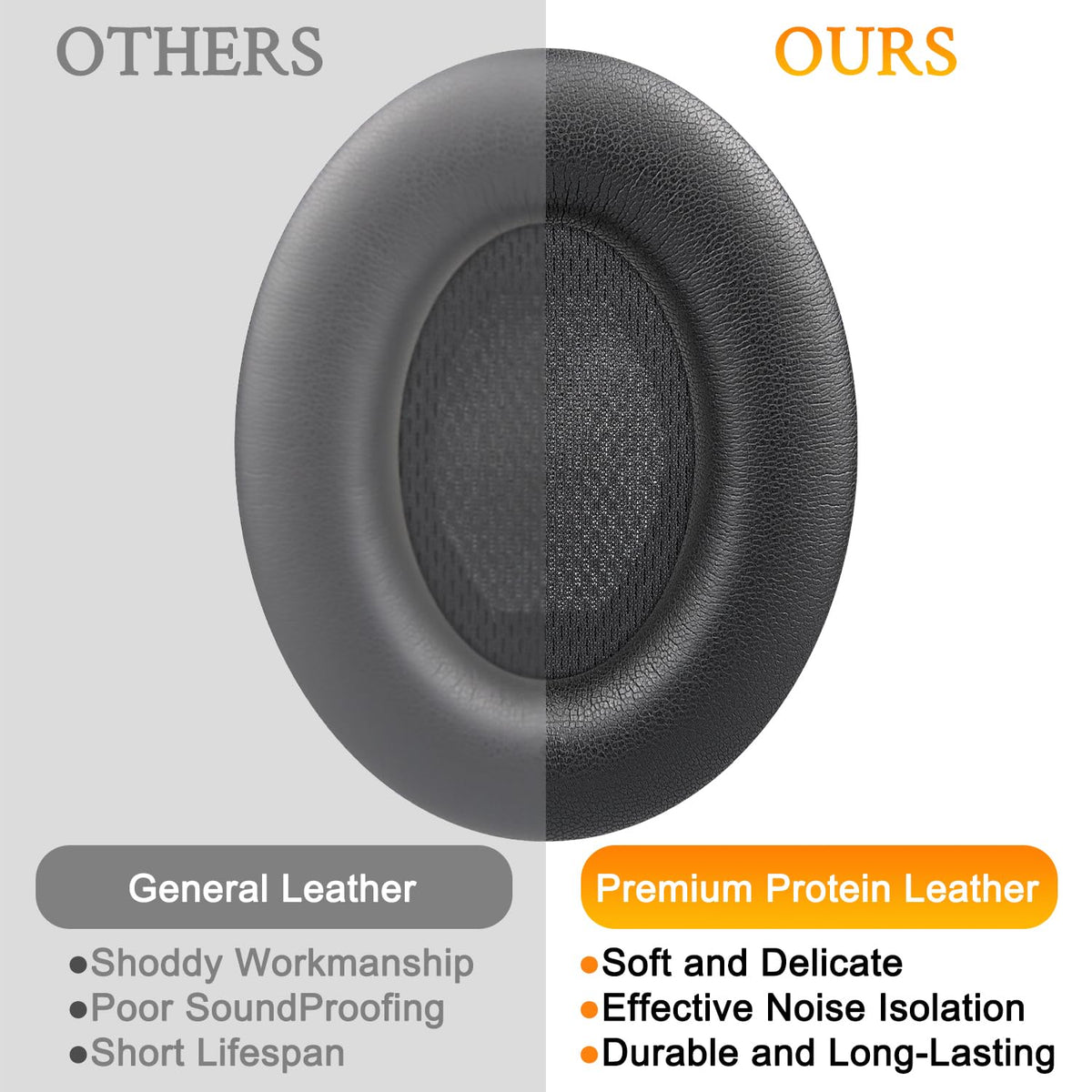 SoloWIT Bose earPads installation guide image outlining quick replacement steps
