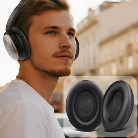 SoloWIT Bose earPads leather texture close-up for premium feel