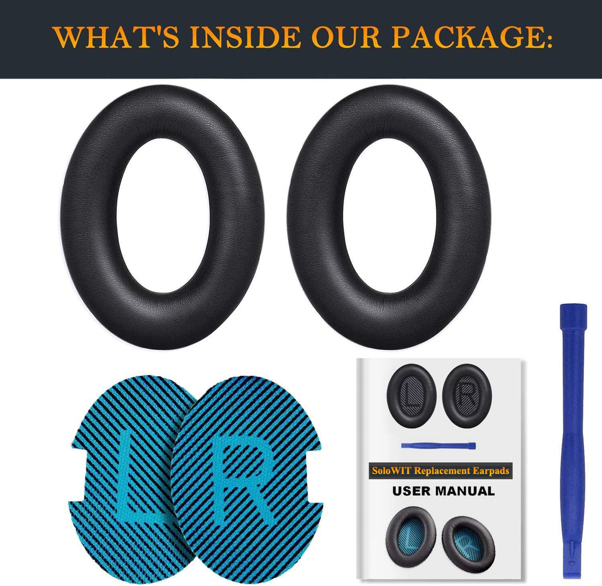 SoloWIT Bose earpads provide ergonomic comfort for all-day wear.