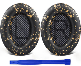SoloWIT Bose QC35 earpads with soft leather and dense foam for comfortable listening.