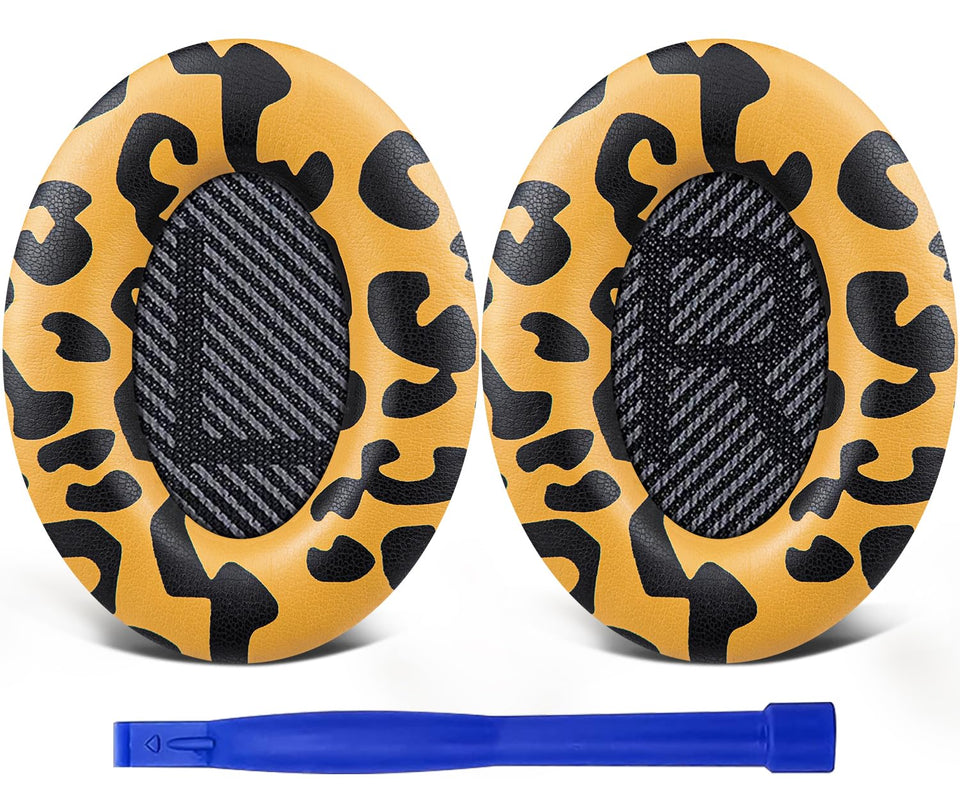 SoloWIT Bose QC35 ear pads in softer leather for comfort and isolation.