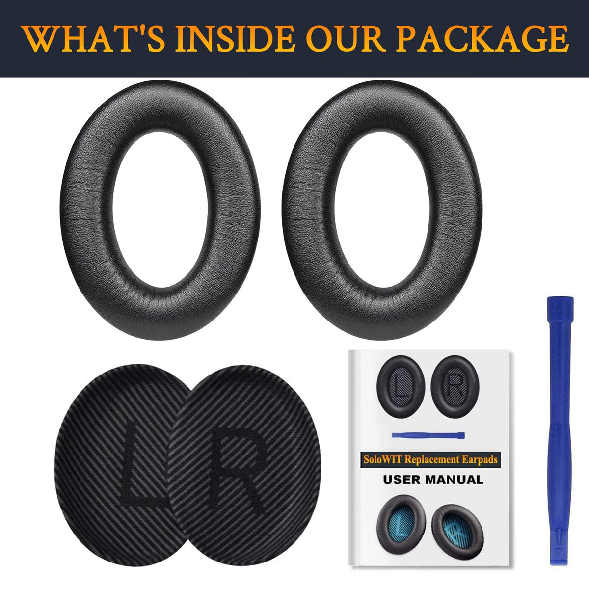 SoloWIT care tips keep earpads clean and lasting longer.