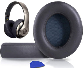 SoloWIT Beats Studio 2/3 ear pads outer view showing premium protein leather and comfort