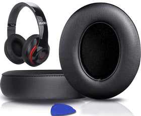 SoloWIT ear pads with soft-memory-foam for Beats Studio 2 and 3 offer comfortable listening