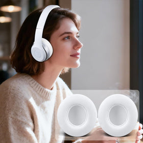Premium upgrade for Beats Solo on-ear headphones in white.