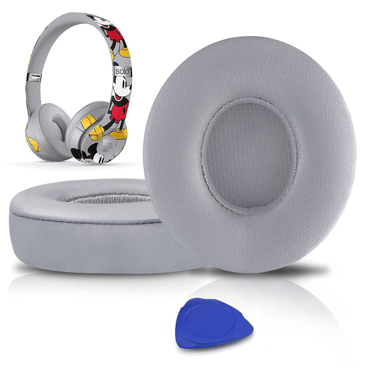 SoloWIT Beats Solo earpads with soft protein leather for comfort