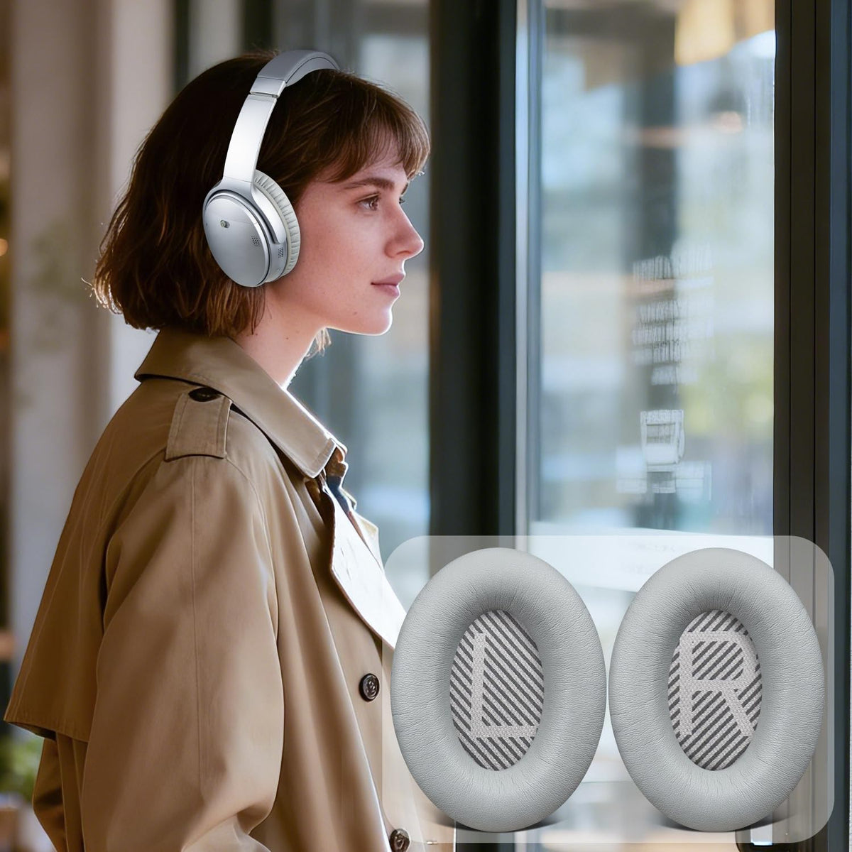 SoloWIT earpads high-density foam enhances noise isolation.